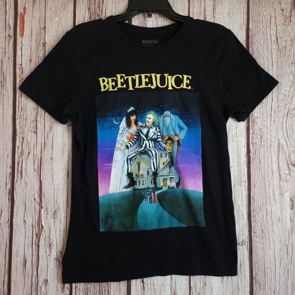 Beetlejuice Graphic Movie Mens Small T-Shirt